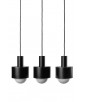 ENKEL 3 czarna sufitowa lampa wisząca