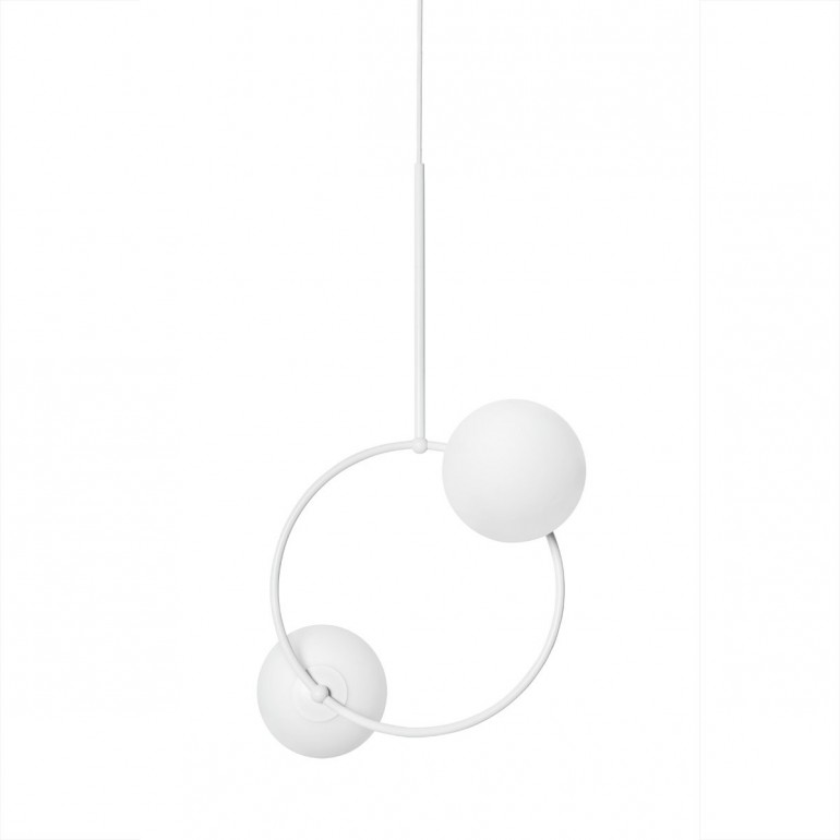 FUPPU A lampada a sospensione da soffitto bianca