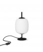 Lampa stołowa EPLI MINI ST czarna z małym białym kloszem UMMO