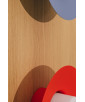 CAPONIO W A lampada da parete / applique rosso-arancio