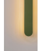 RIFLO W C lampada da parete / applique verde oliva con riflettore orientabile