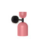 SUPURU lampada da parete regolabile rosa / applique con tubo nero