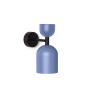 SUPURU lampada da parete regolabile blu / applique con tubo nero