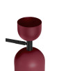 SUPURU lampada da parete regolabile / applique bordeaux con tubo nero