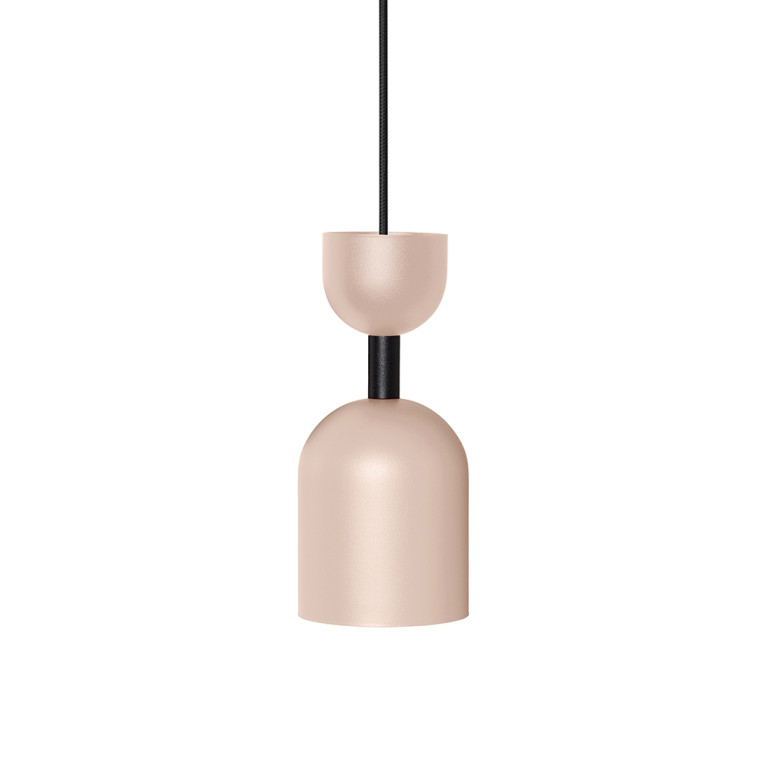 Lampada a sospensione da soffitto SUPURU beige con tubo nero