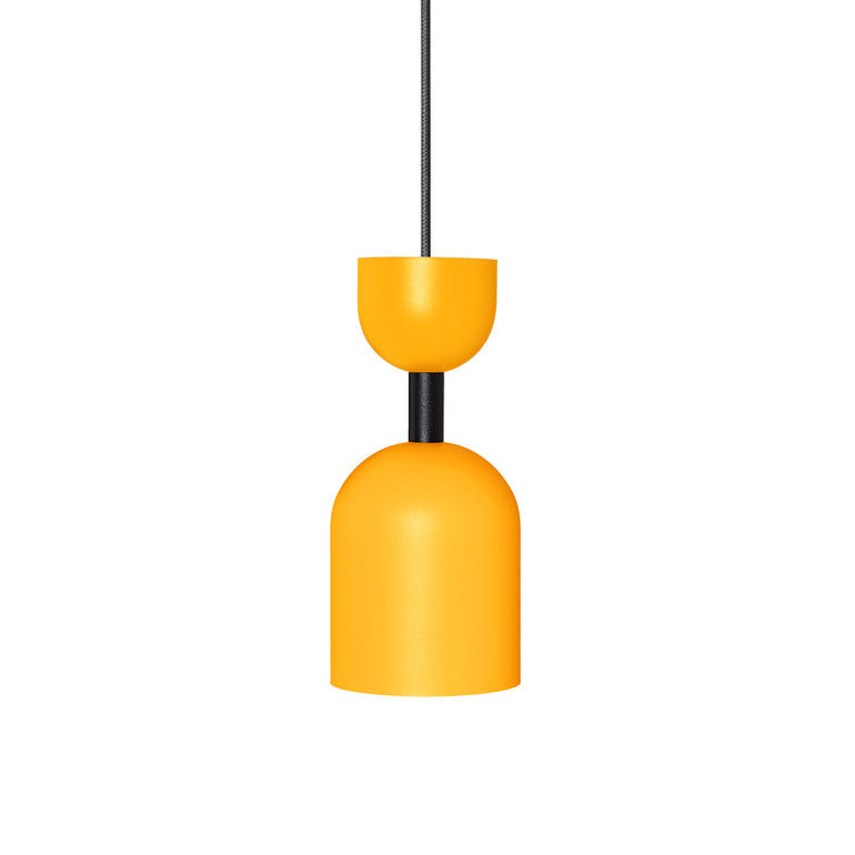 Lampada a sospensione da soffitto SUPURU melon con tubo nero