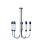 Lampadario FUNSUI B blu navy misura S