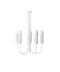 Lampadario FUNSUI B bianco taglia S