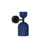 SUPURU lampada da parete / applique blu navy con tubo nero