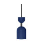 SUPURU lampada a sospensione da soffitto blu navy con tubo nero