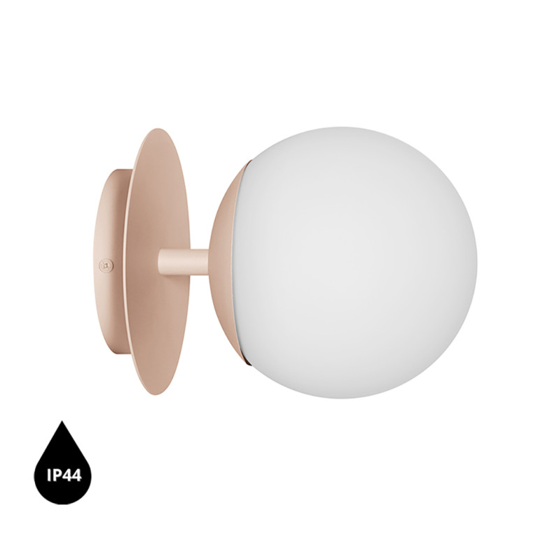 PLAAT C beige lampada da parete / applique IP44
