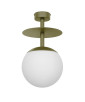 PLAAT B lampada da soffitto verde oliva / plafond