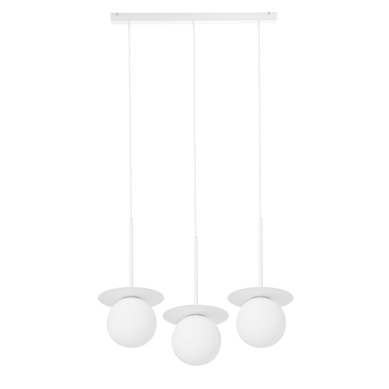 BORRA B 3L lampada da soffitto tripla bianca