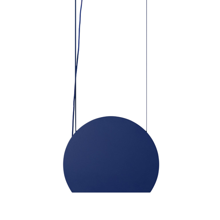 MALUMI B lampada a sospensione da soffitto color granata