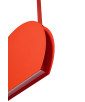 MALUMI B, lampada a sospensione da soffitto rosso-arancio