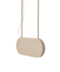 MALUMI A Acoustic: lampada a sospensione acustica da soffitto, color beige