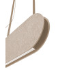 MALUMI A Acoustic: lampada a sospensione acustica da soffitto, color beige