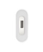 RIFLO W C Steel: applique in acciaio con riflettore orientabile e vetro trasparente